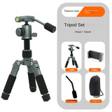 MINI Aluminum Stable Tabletop Desktop Tripod&amp;Ball Head For Digital Camera Mirrorless Camera Smart Phone