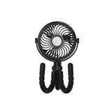 Handheld Fan 3 Speed Portable Clip on Stroller Fan Battery Operated Personal Desk Fan with Flexible Tripod