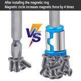 Magnetic Bit Holder Alloy Electric Magnetic Ring Screwdriver Bit Anti-Corrosion Strong Magnetizer for Phillip Drill Bit Magnetic