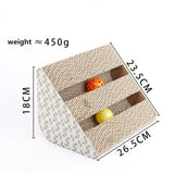 Cat Scratch Board Lounge Nail Scraper Scratch Pad Pet Sofa Bed Cat Beds Corrugated Cardboard Toy For Cat Scratcher WIth Catnip
