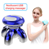 USB Charing Electric Neck Massager Multifunction Massage Plastic Back Head Neck Triangle Shape Anti Cellulite Body Relaxation