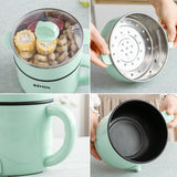 220V Mini Multifunction Electric Cooking Machine Household Single/Double Layer Hot Pot Multi Electric Rice Cooker Non-stick Pan