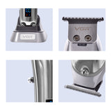 Professional Cord/cordless Electric Hair Trimmer Metal Housing Hair Clipper Beard Trimmer Salon Hair Cutter Machine Rechargeable