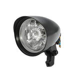 5.75" 12V Motorcycle Halogen Headlight Unviersal Front  Black