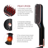 Beard Straightener Multifunctional Quick Hair Styler Straightening Comb Heated Brush Curler for Men Styling Tool