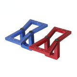 Aluminum Alloy Dovetail Marker Dovetail Marking Jig Wood Dovetail Tool Precise Dovetail Guide W/ 8 Slopes Woodworking Hand Tool