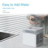 New Portable Ultra Air Cooler USB Cooling Fan Humidifier 3 Speeds 500ML Personal Air Conditioner with LED Light for Home Office