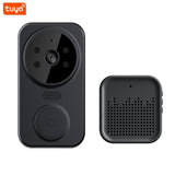 Tuya Smart Video Doorbell Wireless 480P HD Camera PIR Motion Detection IR Alarm Security Door Bell 2.4G WiFi Intercom VideoCall