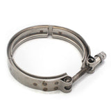 Stainless Turbo Exhaust Downpipe 90°+ HX V-band Flange Clamp for 4.375" Turbos