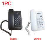 Wall Mounted Hotel Landline Corded Telephone Fast Dial Mini Portable Caller ID Home Office Call Memory Plastic Loud Sound