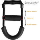Wrist Strengthener Forearm Exerciser Hand Developer Arm Hand Grip Workout Strength Trainer Home Gym Workout Equipment