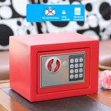 6.4L Steel Digital Safe Box Digital Electronic Password Lock Safe Box Money Security Storage for Home Cash Deposit Jewelry Gun