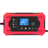 12V 6A Car Battery Charger Digital Car Battery Charger LCD Display Repair Motorcycle SUV Charger Power Repair Fully Automati