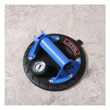 8 Inch Vacuum Suction Cup With Pressure Gauge Heavy Duty Lifter for Granite Tile Glass Manual Lifting Handling Tool Blue 200mm