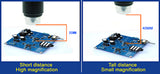 1-600x 3.6MP USB Digital Electronic Microscope Portable 8 LED VGA Microscope With 4.3" HD OLED Screen For PCD Motherboard Repair