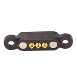 5 Pairs Spring Loaded Magnetic Pogo Pin Connector 3 Positions Magnets Pitch 2.3MM Through Holes Male Female Probe