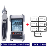 ET616 /ET618 Network Cable Tester LCD Display Analogs Digital Search POE Test Cable Pairing Network Cable Tester Wiremap Tester