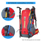Outdoor Camping Bag Water Resistant Hiking Backpack Climbing Trekking Travel Daypack Bags For Men Women