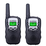2Pcs Baofeng BF-T3 UHF462-467MHz 8 Channel Portable Two-Way 10 Call Tones Radio Transceiver for Kids Kid Walkie Talkie