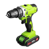 21V Electric Drill Cordless Impact Drill Electric Screwdriver Power Tools with Lithium-Ion Battery for Drilling & Tighten Screws