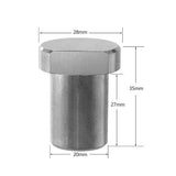 Φ20mm Stainless Steel Desktop Benchs Dogs Woodworking Block Woodworking Desktop Workbench Limit Block Home Woodworking