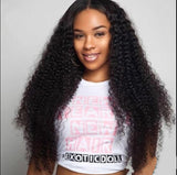 Chemical Fiber Front Lace Wig Middle Part Long Curly Hair Chemical Fiber Headgear