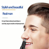 SONAX PRO 2-In-1 Electric Nose Hair Trimmer Removal Clipper Razor USB Rechargeable Ear And Nose Hair Trimmer