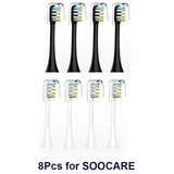 For xiaomi SOOCAS X1 X3 X5 X3U SOOCARE Sonic Electric Toothbrush Brush Head Mijia T100 Replaceable Tooth Brush Nozzles 8/10 Pcs