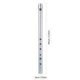 C Key Irish Whistle Traditional Tin Penny Whistle 6 Holes Flute Wind Music Instrument for Beginners Intermediates &amp; Experts