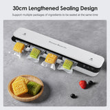 30CM Plastic Bag Vacuum Sealer Packaging Machine Powerful Degasser Bag Sealing Machine for Wet Dry Food Bag Sealer Packer Home