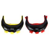 2X Weight Lifting Boxing Bag Bulgarian Power Bag Strength Exercise Sandbag Fitness Boxing Training Sand Bag Yellow &amp; Red