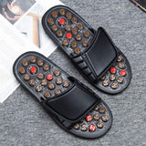 Acupoint Massage Slippers Men/Women Sandals Feet Chinese Acupressure Therapy Medical Rotating Foot Massager Shoes Men's Unisex