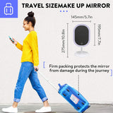 LED Vanity Mirror Light Makeup Mirror With 1X/10X Magnification 3 Light Colors Vanity Bathroom Cosmetic Table Led Lighted Mirror