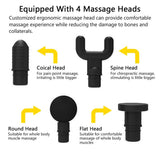 Massage Gun Electric Portable Handheld Deep Tissue Percussion Massager 20 Speed 6 Heads Body Muscle Pain Relief
