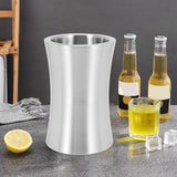 2 Pack Wine Bottle Cooler Bucket,Double Wall Insulated Stainless Steel Ice Bucket Champagne Bucket Bar Accessories