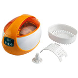 Digital Ultrasonic Cleaner Bath 750ml 50W 42kHz Heated Ultrasound Washer Dental Watches Glasses Coins Nail Tool Part Timer