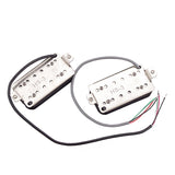 Electric Guitar Pickup Carbon Fiber Humbucker Double Coil Electric Guitar Pickups 50/52Mm Neck Bridge Pickups