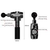 Newest Electronic Therapy Body Massage Gun Low Noise Vibrating Massager Therapy Pain Relief Fascia Gun Muscle Stimulator