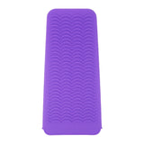 Silicone Heat Resistant Mat For Salon Home Hair Styling Adapter Straightener Curling Iron Pad Straightener Pouch Tool