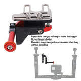 Adjustable Shutter Trigger,Aluminum Alloy Universal Ergonomic Extension Lever SLR Waterproof Case Shutter Trigger