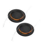 2pcs Tweeter Voice Coil 5.4Ω Copper Clad Aluminum Replacement Tweeter Dome Film for Speakers Repair