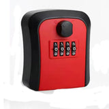 Wall-mounted key safe weatherproof No. 4 combination key storage lock box indoor and outdoor password key box key lock box