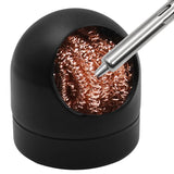 Metal Wire With Stand Set Welding Desoldering Soldering Solder Iron Tip Dross Cleaner Cleaning Steel Ball Mesh Filter Tin Remove