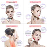 EMS Microcurrent Face Massager Heat Vibration Facial Lifting Anti Aging Wrinkles Skin Tighten Guasha Board Scraping Massage Tool