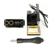 Desoldering Station Electric Soldering iron Hot Air Gun Solder Station Kit LED Display DIY Rework Soldering Tools