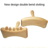 Wood GuaSha Stick Soft Scraping Rod Manual Massager For Back Neck Face Portable Health Care Meridian Acupoint Relief Tool