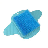 Plastic Bath Shower Foot Brush Scrubber Bath Shoe Feet Massage Slippers Brush