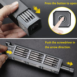 New 45 In 1 Screwdriver Set Precision Magnetic Bits Torx Screw Driver Kit Dismountable Tool Case For Watch PC Phone Repair