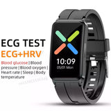 EP01 Blood Glucose Sugar Smart Watch ECG HRV Body Temperature Blood Pressure Monitoring Smart Bracelet for Men Women