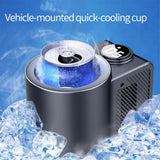 Smart Car Cup Holder Cooling Auto Cup Drink Holder for Camping Travel Driving Beverage Cans Cooler
